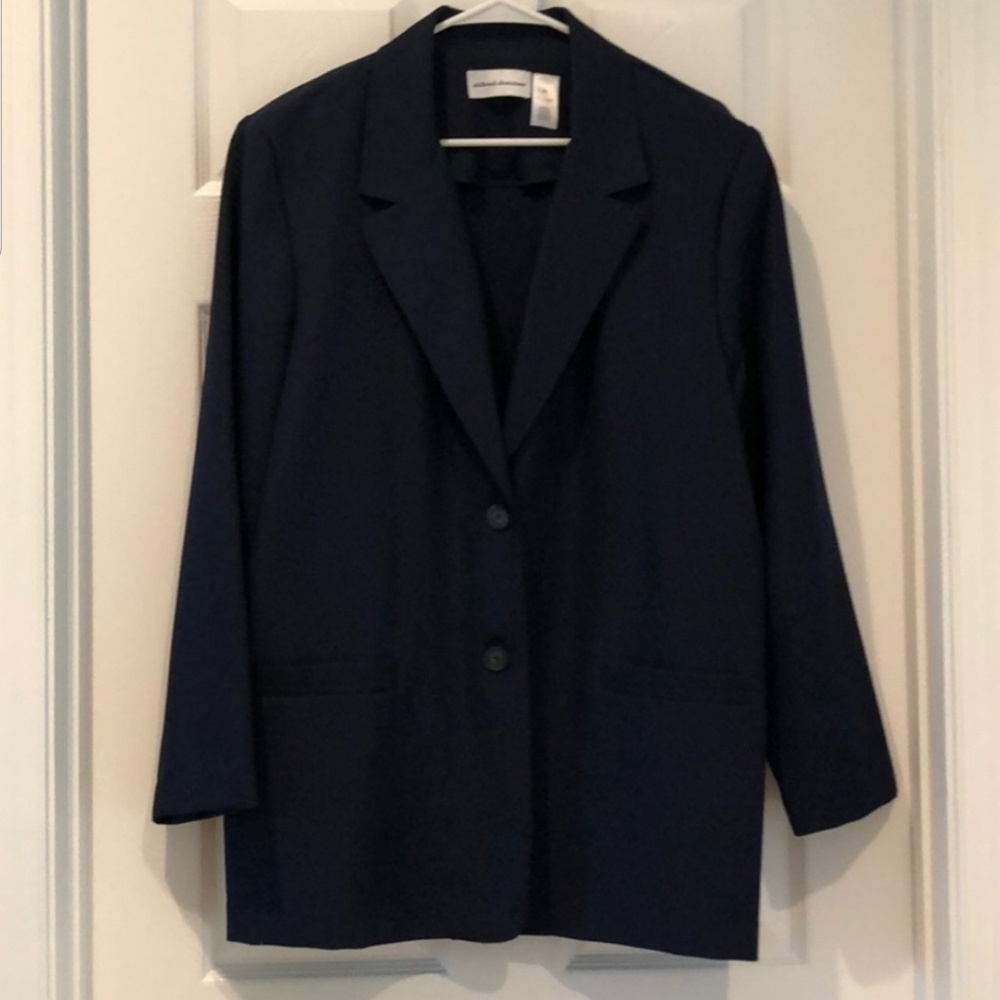 Alfred Dunner Navy pant suit size 16